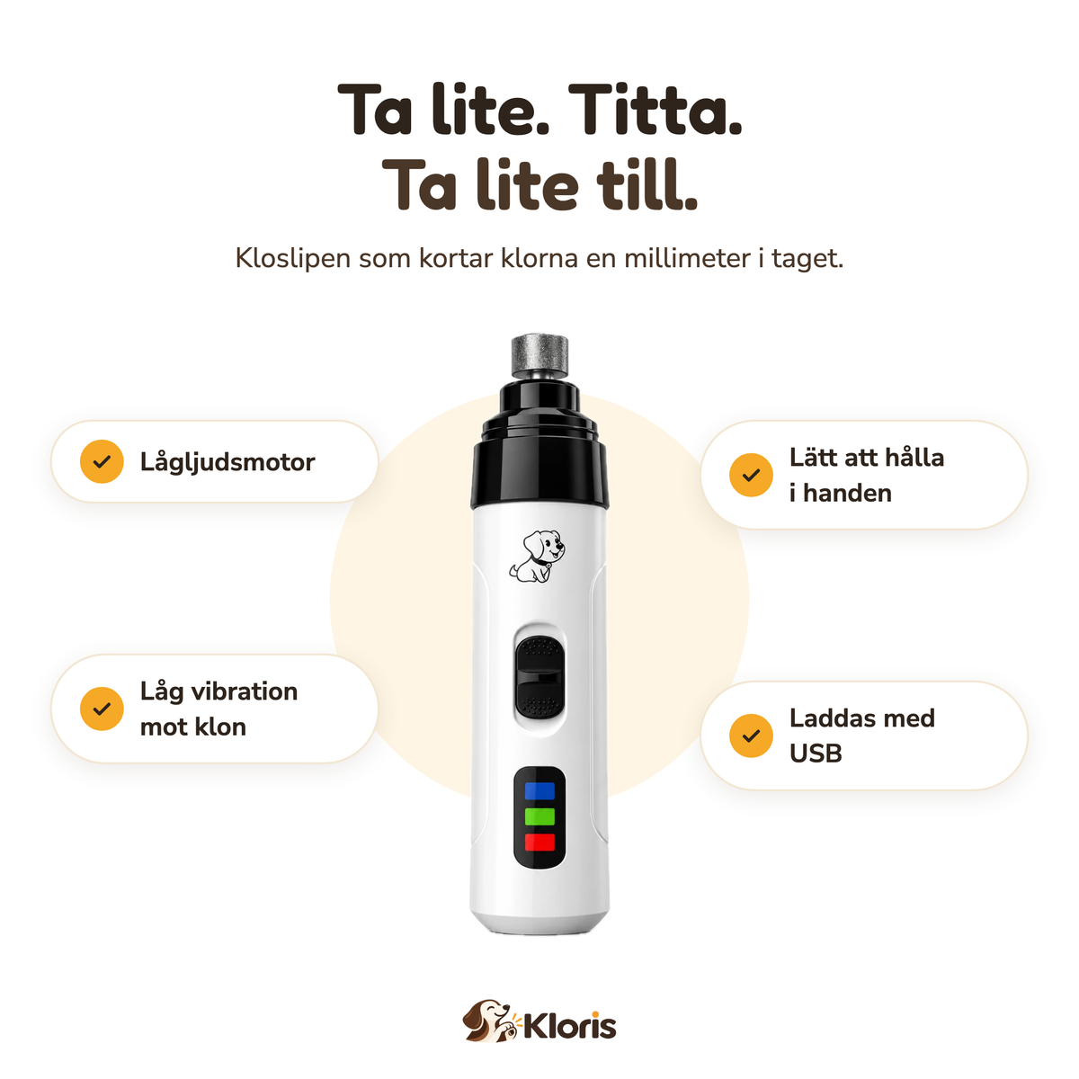 Kloris Trimmer Pro - Klipp inte i blindo. Slipa.
