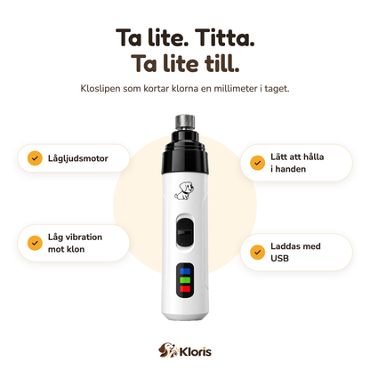 Kloris Trimmer Pro - Klipp inte i blindo. Slipa.